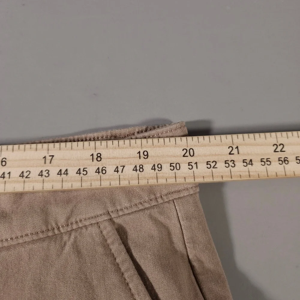 Mugsy Belmonts Chinos Mens 40x30 Tan Stretch‎ Cotton Rayon Spandex Pants